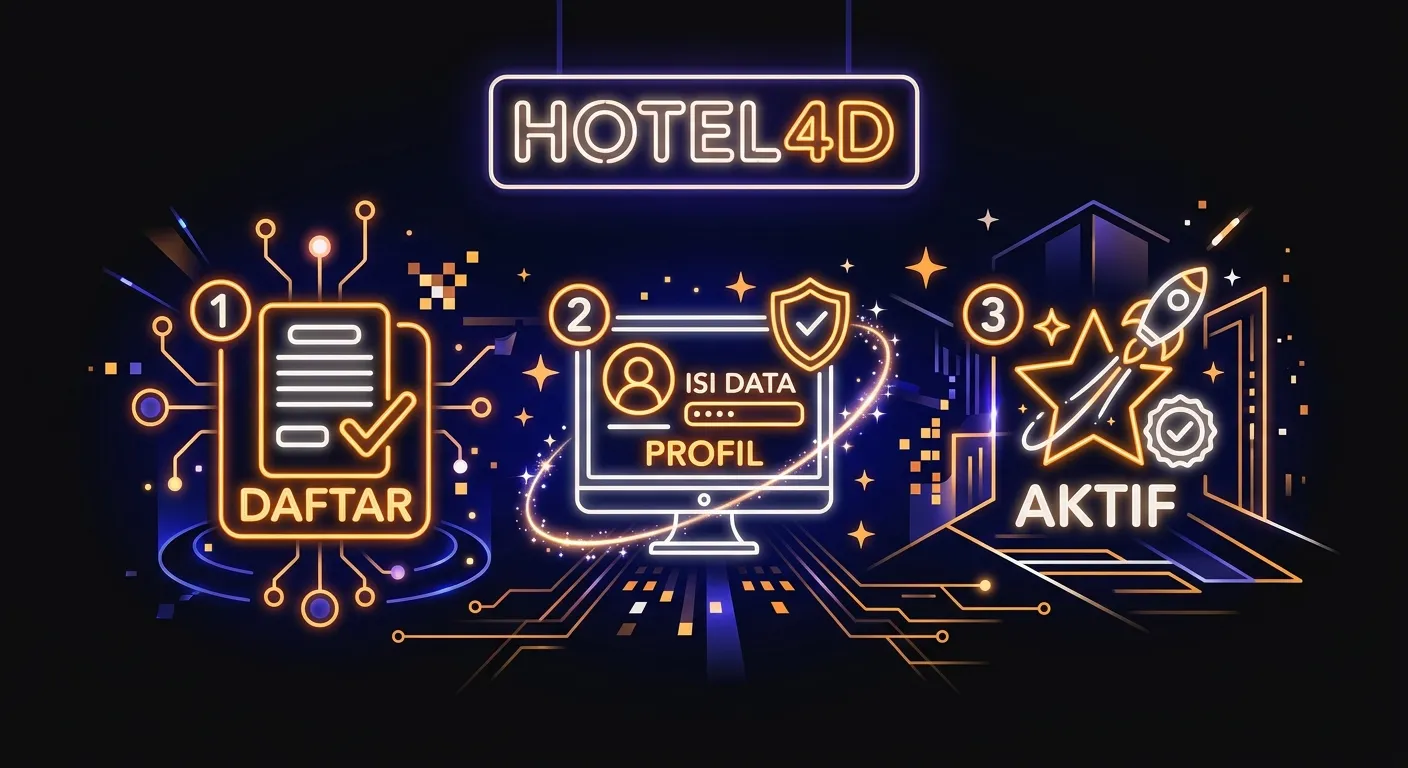 Panduan registrasi akun resmi di platform HOTEL4D
